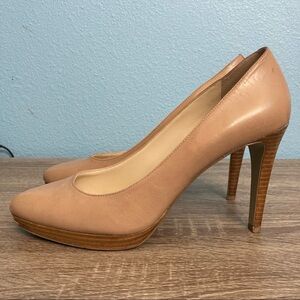 Nine West Pump Heels - Cream - US 9.5